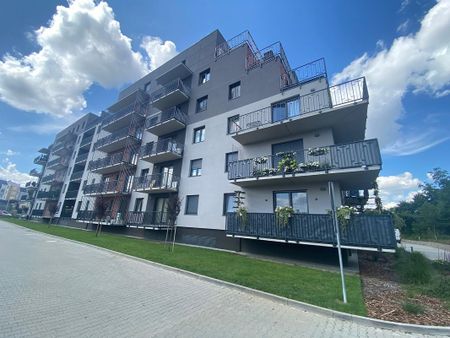 2 pokoje, 47m2, II piętro, winda, duży balkon, parking, os. Tarasy Bernardyńskie - Фото 2