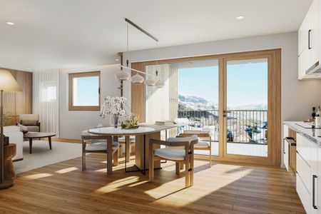 1.5-Zimmerwohnung zur Miete (Erstbezug): Neubau Hasol in Bürchen - Photo 2