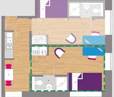 2 bedroom private hall to rent - Photo 5