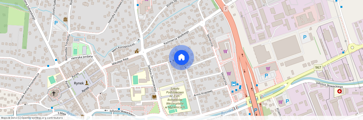 ul. Rzemieślnicza, Myślenice, Myślenice, myślenicki, małopolskie