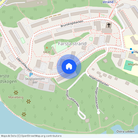 Farsta strand, Stockholm, Ullerudsbacken 70