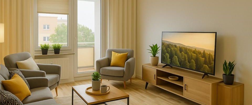 super Aussicht vom Südbalkon - mit Einbauküche im grünen Bernsdorf! - Foto 1