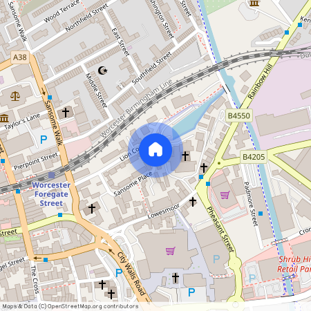 Sansome Place, Worcester, Worcestershire, WR1