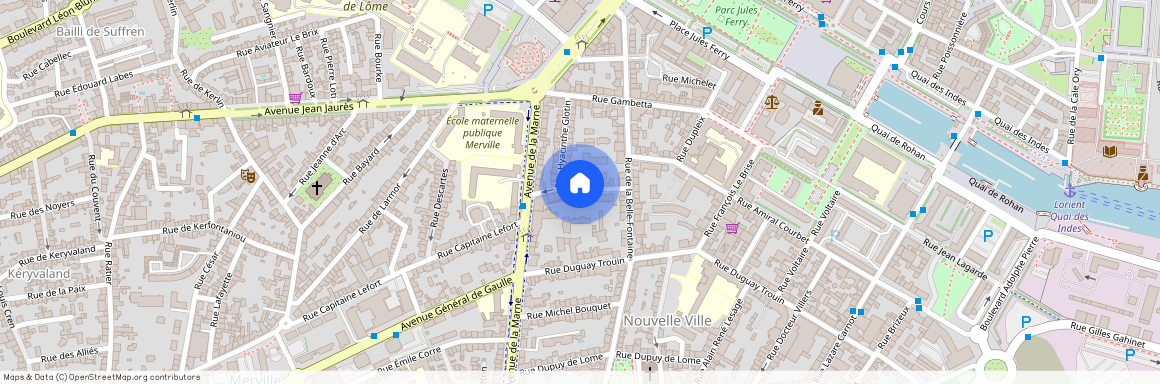 10 Rue Abbé Laudrin, 56100 Lorient, France