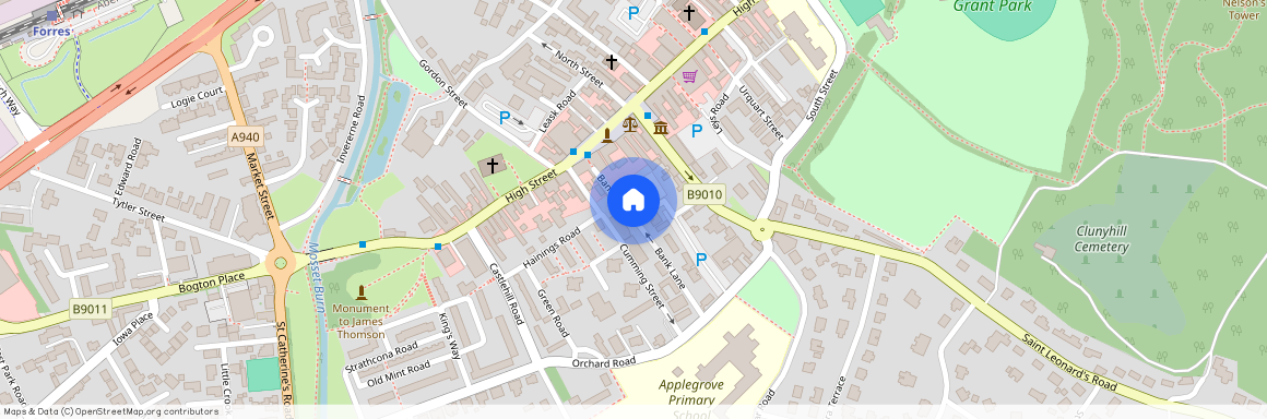 Bank Lane, Forres, Morayshire