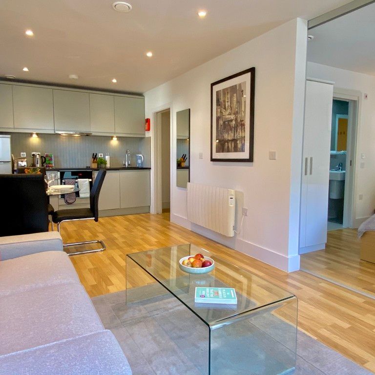 A fully furnished, one-bedroom apartment with a private balcony and allocated parking. Situated in central Cambridge and within walking distance to Cambridge train station. - Photo 1