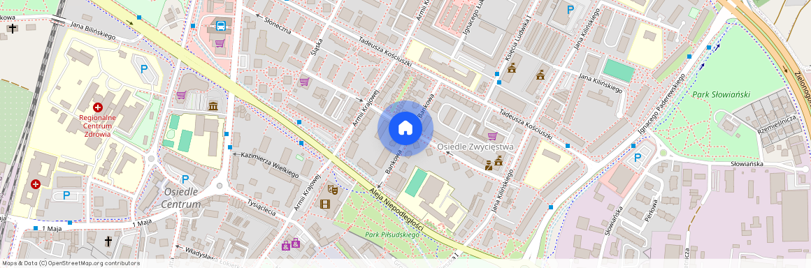 ul. Bankowa, Lubin, lubiński, dolnośląskie