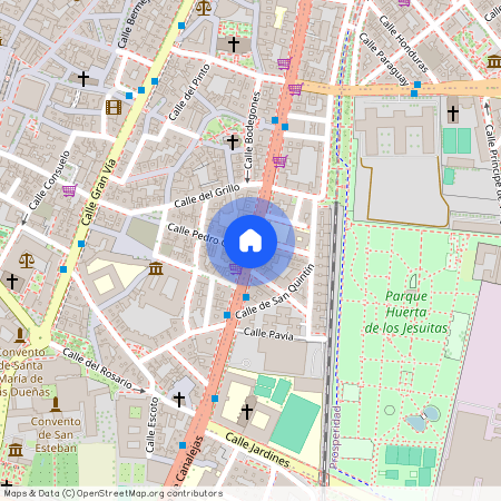 San Esteban - San Cristóbal, - Paseo de Canalejas