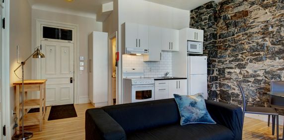 Colombier 3 ½ Entièrement Meublé à Louer Vieux-Québec Août 2026 - Photo 2