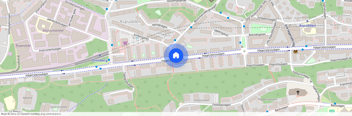 Hägerstensvägen 239B, Aspudden