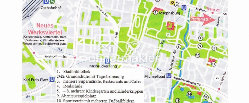 LUXUSDOMIZIL: Galeriewhg, gr. Dachterrrasse, Alleinlage, 4 Zi Whg, ruhig, Tram, U Bahn, Energiest A+ - Photo 1