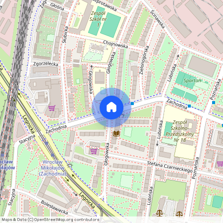 ul. Głogowska, Szczepin, Stare Miasto, Wrocław, dolnośląskie