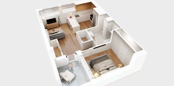 3 ½ + Pièce Bureau - Photo 2