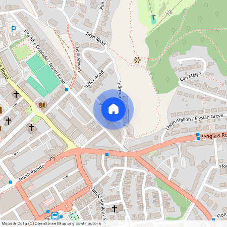 4 Bed Apartment, Plas Tudor