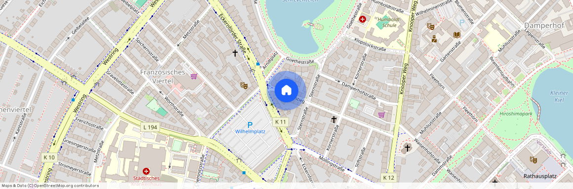 Jungfernstieg, 24116, Jungfernstieg    Kiel