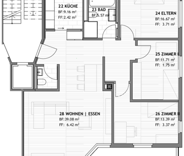 Frisch sanierte 4.5-Zimmer-Wohnung in Stansstad - Photo 2