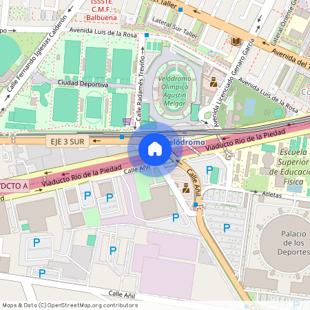 Viaducto Rio de la Piedad, Jardín Balbuena, Ciudad de México, Departamento, Ciudad de México