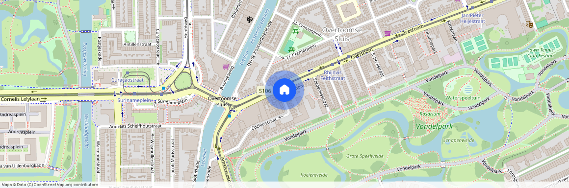 Overtoomse Sluis, 1054 LP, Zocherstraat, Amsterdam