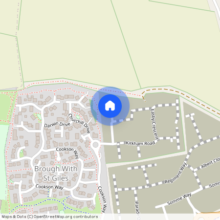 Fountains Row, Brough With St. Giles