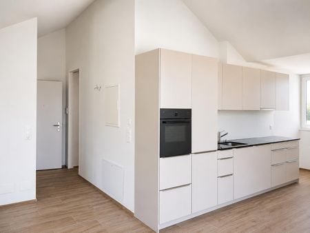 Helle, moderne 2.5 Zimmer-Dachwohnung mit hohem Standard in Dornach - Photo 2