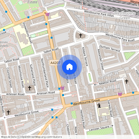 Hereford Road, Notting Hill, London, W2