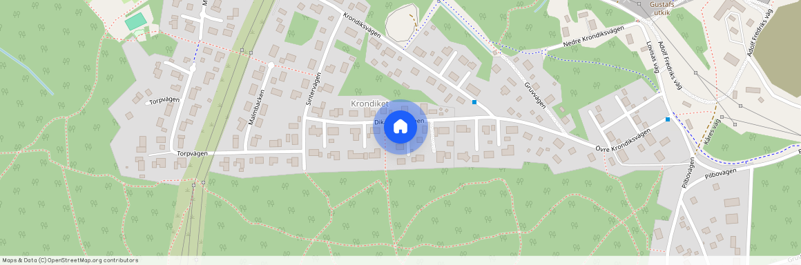 Dikarbacksvägen, Falun