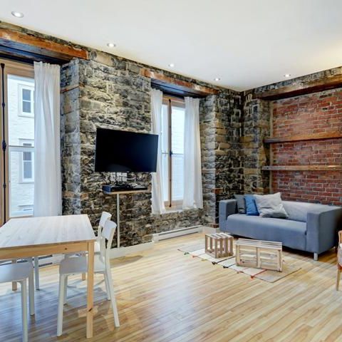 Loft entièrement meublé à louer Vieux-Québec juillet 2026 - Photo 1