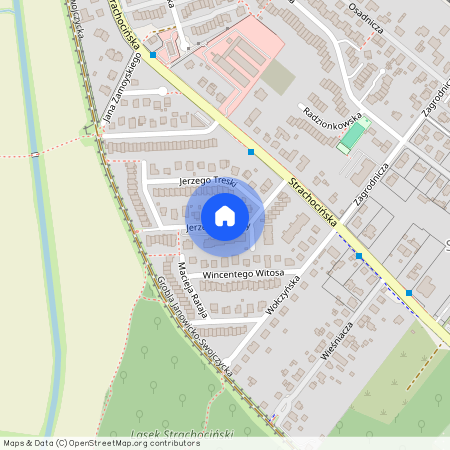 ul. Jerzego Badury, Strachocin, Psie Pole, Wrocław, dolnośląskie