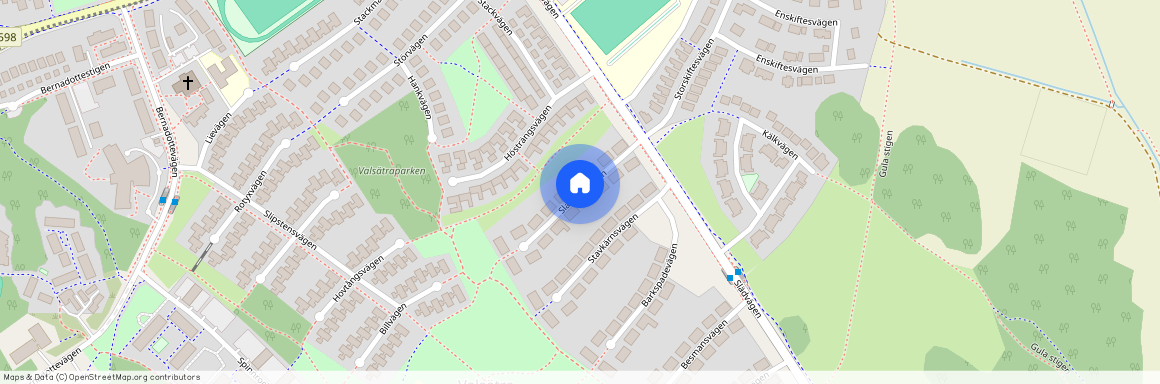 Slagrutevägen, Uppsala