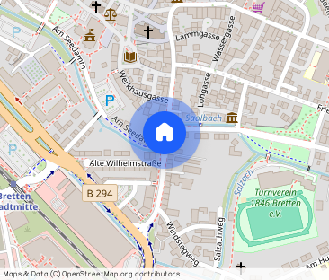 Helle Maisonettewohnung mit Garage im Herzen von Bretten! - Foto 1