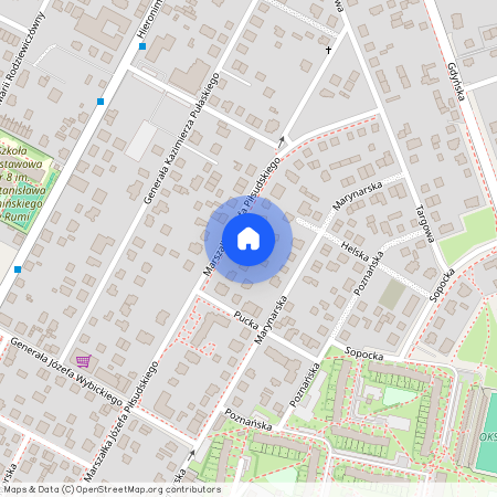 ul. marsz. Józefa Piłsudskiego, Rumia, wejherowski, pomorskie