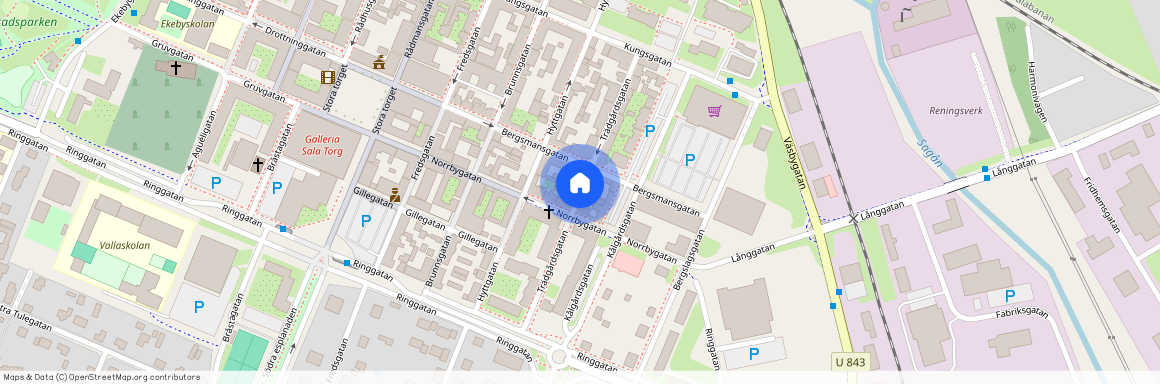 Trädgårdsgatan, Sala