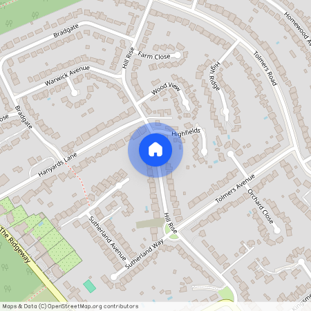 Hill Rise, Potters Bar, Hertfordshire, EN6