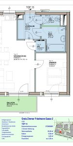 2-Zimmer-Wohnung mit Balkon, Top 13 - Foto 3