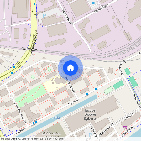 Näringsgatan 10 B, Öster