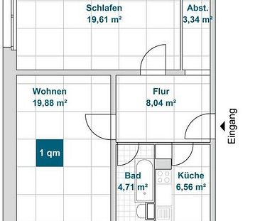 WG-gerechte Wohnung mit Abstellraum! Küche und Bad mit Fenster! Jet... - Photo 1