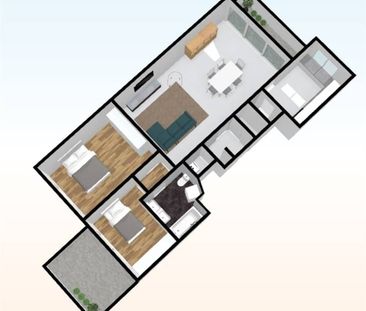 Appartement te huur - Foto 3