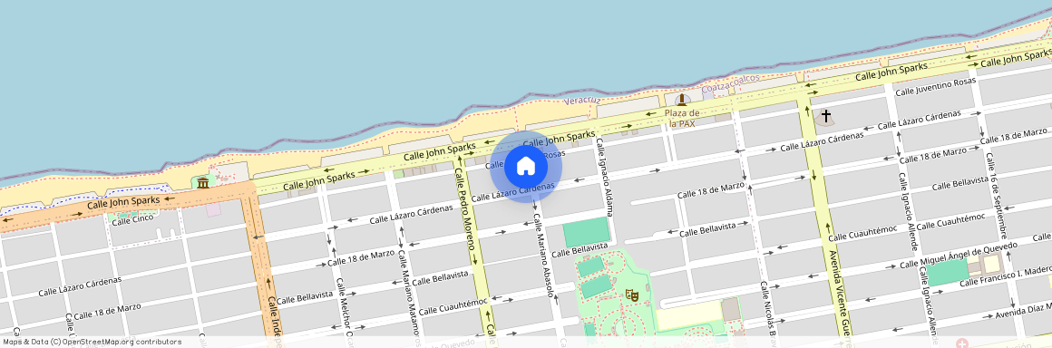 Abasolo, 1501, Coatzacoalcos Centro, Coatzacoalcos, Veracruz, 96400, México