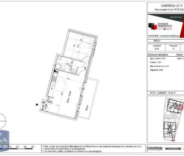 Appartement à louer 2 pièces 41.8m² - Photo 2