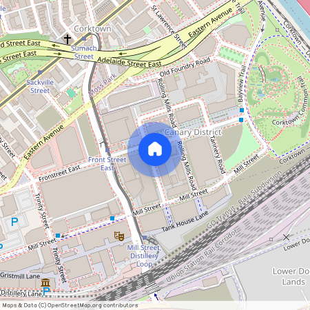 455 Front Street Unit# N417, Toronto