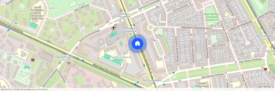 ul. ks. Jerzego Popiełuszki, Sady Żoliborskie, Żoliborz, Warszawa, mazowieckie