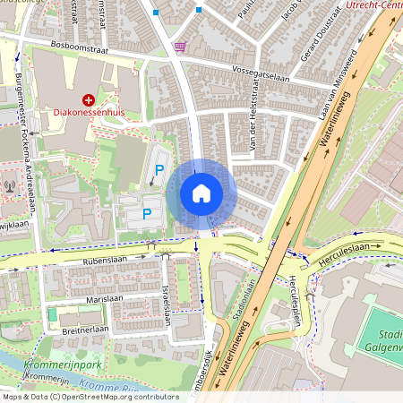 Rubenslaan en omgeving, 3583 AD, Adriaen van Ostadelaan, Utrecht