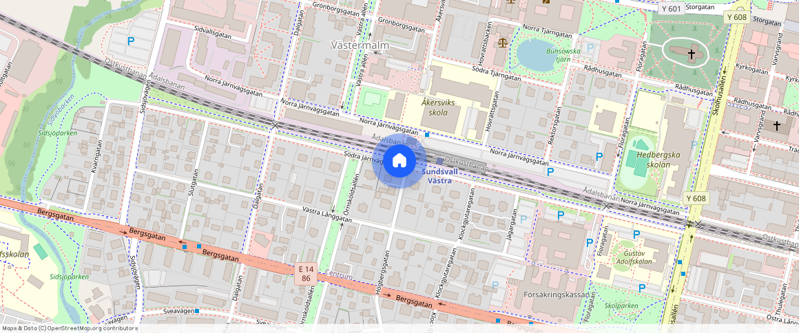 Södra Järnvägsgatan, Sundsvall