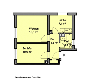 Gemütliche 2 Zimmer Wohnung in zentraler Lage - Photo 3