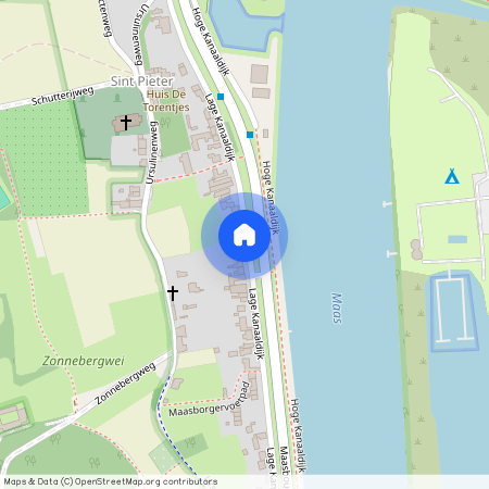 Lage kanaaldijk, Maastricht