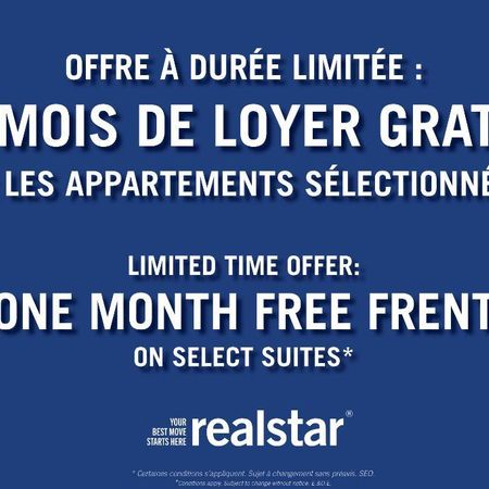 Appartements à 2 chambres (4 1/2) + 1,5 Salles de Bain | Style condo à Brossard - Photo 3