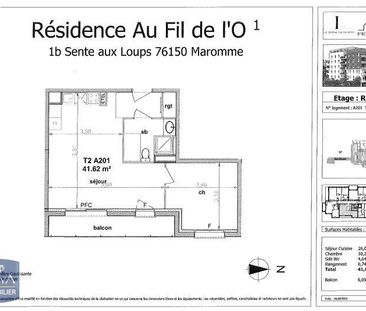 Location Appartement 2 pièces 41m² MAROMME 76150 - Photo 2