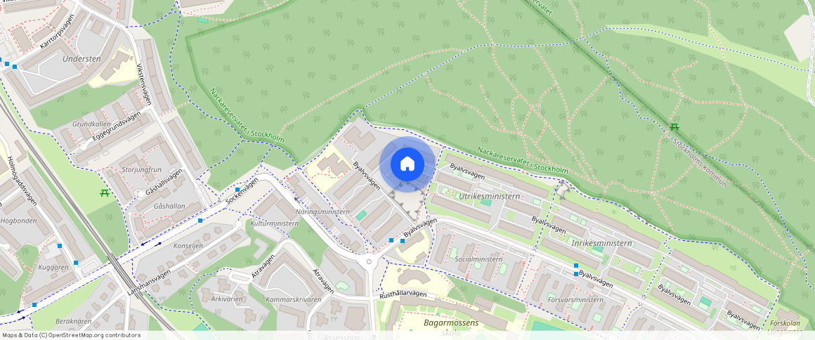 Byälvsvägen **, Bagarmossen