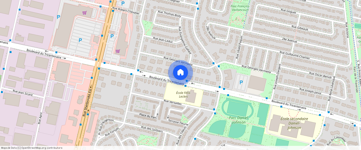 ** Boulevard du Tricentenaire, Rivière-des-Prairies-Pointe-aux-Trembles, Rivière-des-Prairies-Pointe-aux-Trembles, Ile de Montréal, H1B 3B1