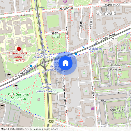 Grunwaldzka, Wojskowa, Grunwald, Grunwald, Poznań, wielkopolskie